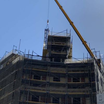 Imágenes de nuestras trabajos con las gruás Diego de León