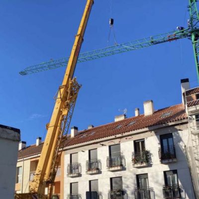 Imágenes de nuestras trabajos con las gruás Diego de León