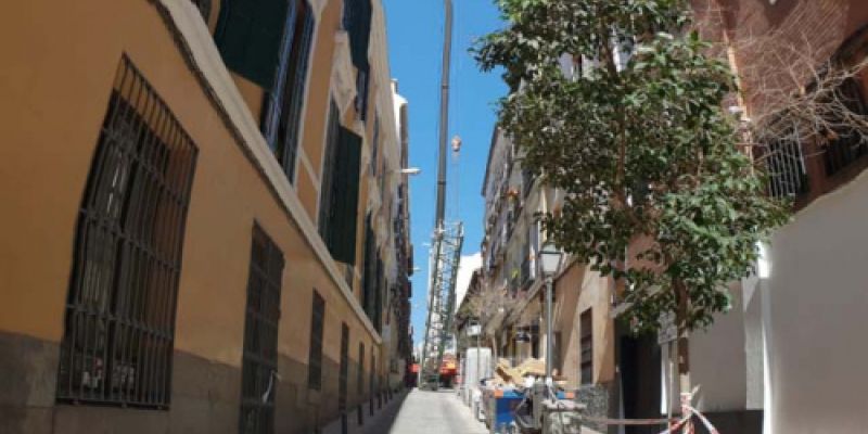 Imágenes de nuestras trabajos con las gruás Diego de León