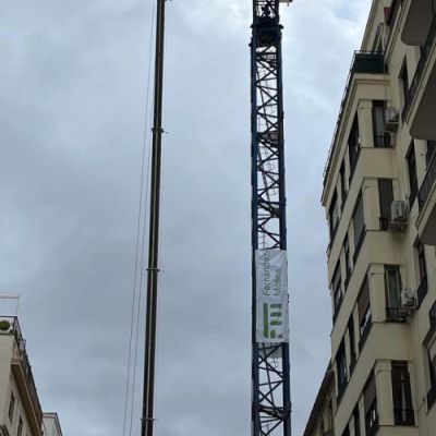 Imágenes de nuestras trabajos con las gruás Diego de León