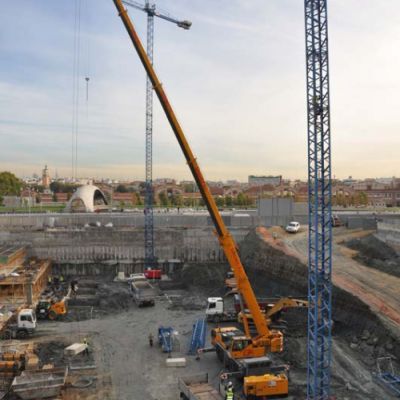 Imágenes de nuestras trabajos con las gruás Diego de León