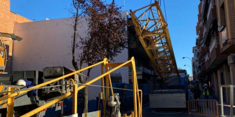 Imágenes de nuestras trabajos con las gruás Diego de León