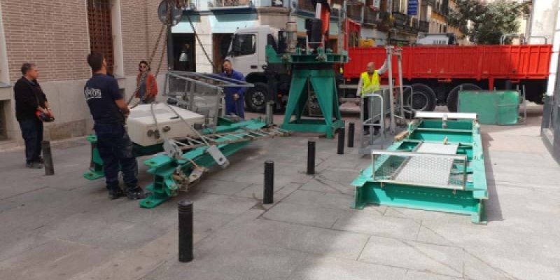 Imágenes de nuestras trabajos con las gruás Diego de León