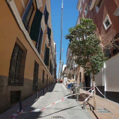 Imágenes de nuestras trabajos con las gruás Diego de León