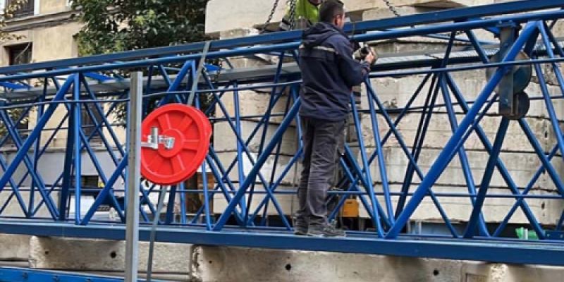 Imágenes de nuestras trabajos con las gruás Diego de León